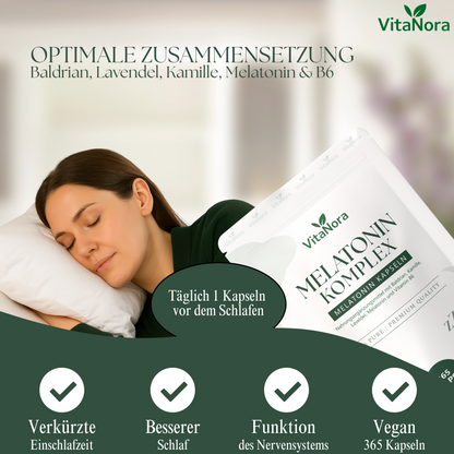 Melatonin Komplex Kapseln